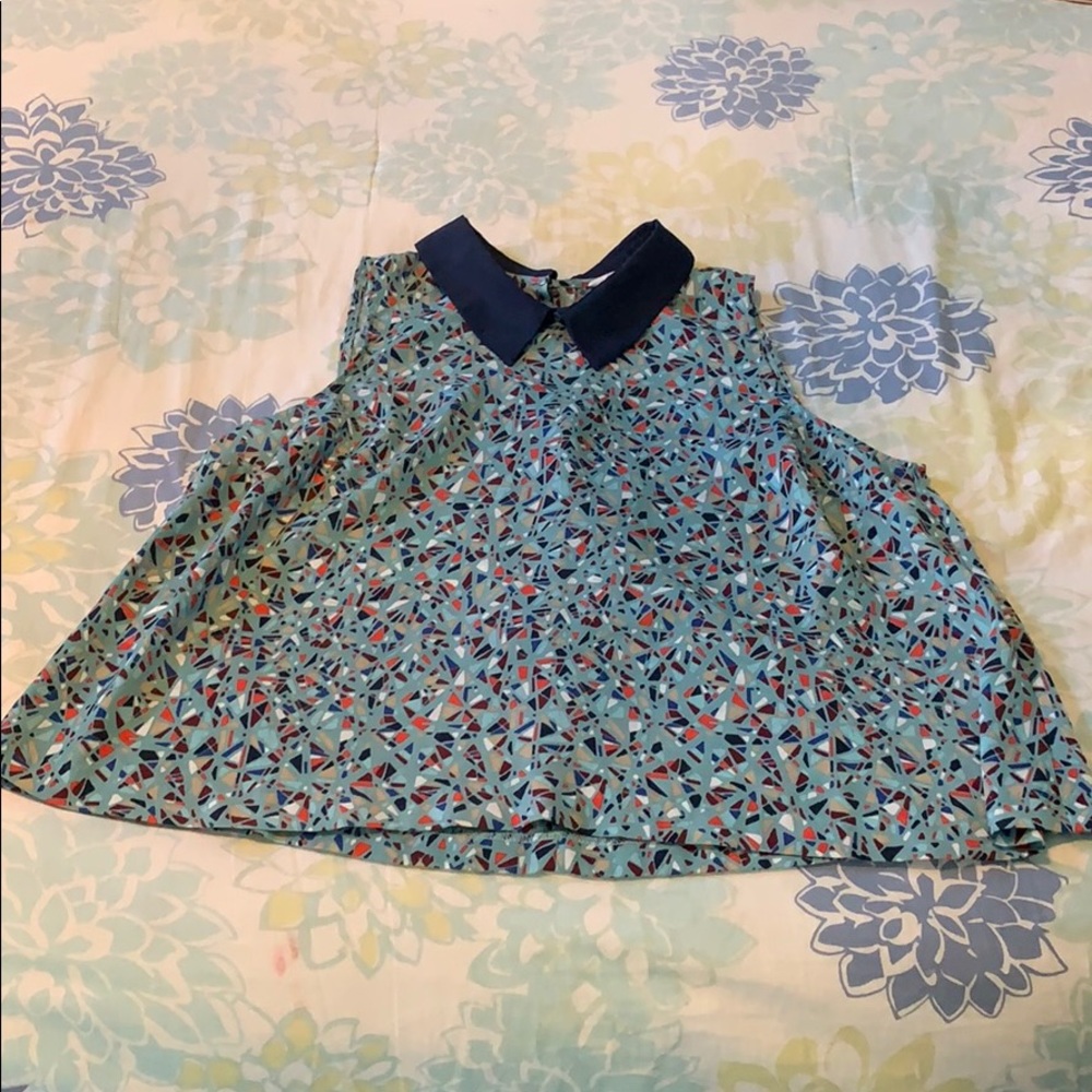 Cute BCBG Turquoise Collared Shirt